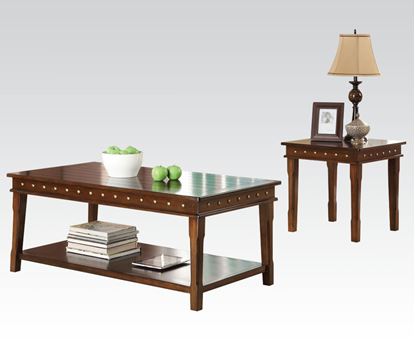 Picture of Mitra 3Pc Coffee/End Table Set in Walnut Finish