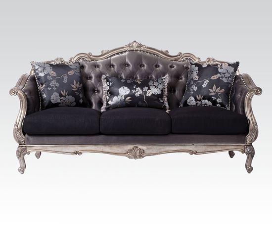 Picture of Chantelle Antique Platinum Sofa with Pillows 