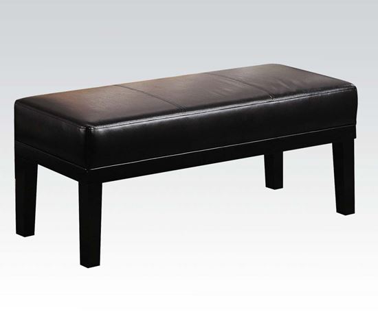 Picture of Espresso Bycast Upholstered Bench