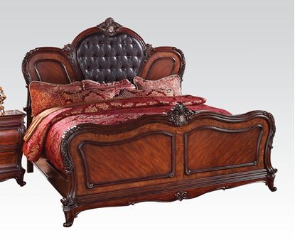 Picture of Dorothea Antique Cherry Finish Queen Bed