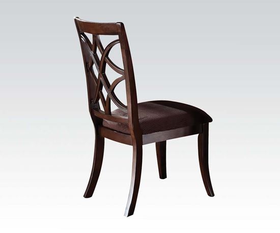Picture of Keenan 2 Pcs. Dark Walnut Finish Side Chair    (Set of 2)