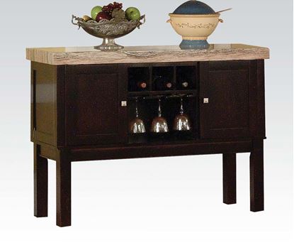 Picture of Modern Fraser Faux Marble Top Server