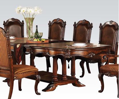 Picture of Remington Brown Cherry Finish Classic Dining Table 