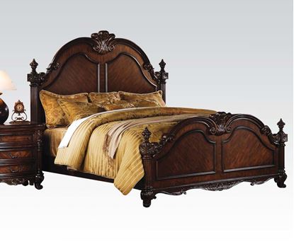 Picture of Remington Brown Finish Queen Bed
