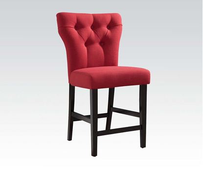 Picture of Red Counter Height Chair  (Set of 2)