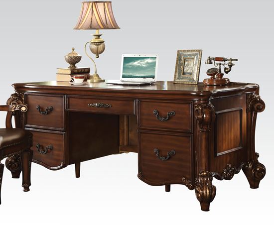 Picture of Traditional Vendome Cherry Finish Office Desk