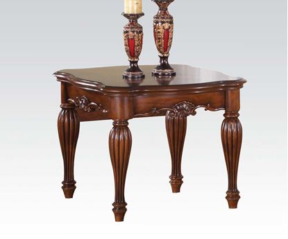 Picture of Traditional Cherry Finish Occasional End Table 