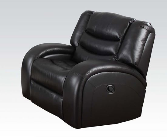 Picture of Modern Dacey Espresso Bonded Leather Motion Chair 