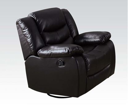 Picture of Torrance Motion Espresso Bonded Leather Match Chair 