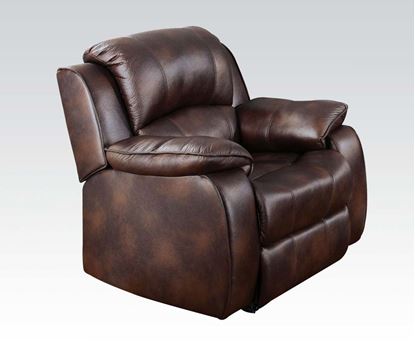 Picture of Zanthe Brown Microfiber Power Motion Chair