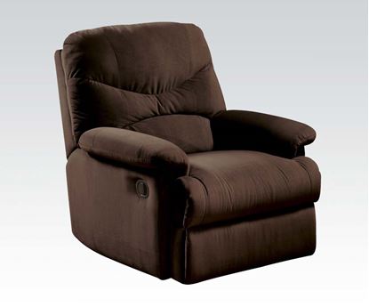 Picture of Arcadia Chocolate Microfiber Motion Recliner Chair   632