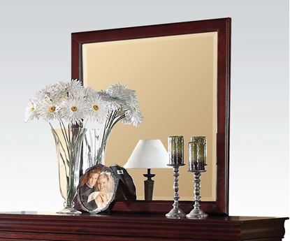 Picture of Louis Philippe III Cherry Finish Dresser Mirror