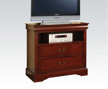 Picture of Louis Philippe III Cherry Finish TV Console 