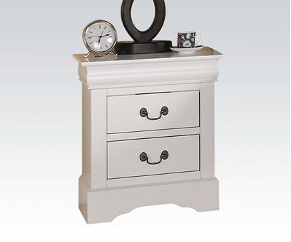 Picture of Louis Philippe III White  Nightstand