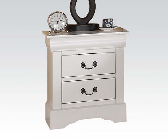 Picture of Louis Philippe III White  Nightstand