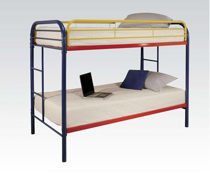 Picture of Metal Sliver Twin over Twin Bunk Bed