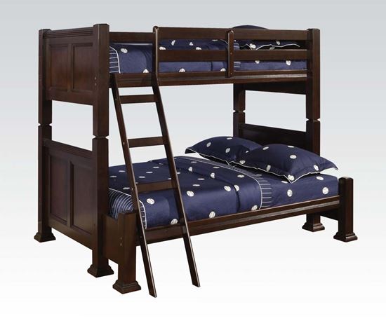 Picture of Mission Espresso Finish Twin Full Bunk Bed 