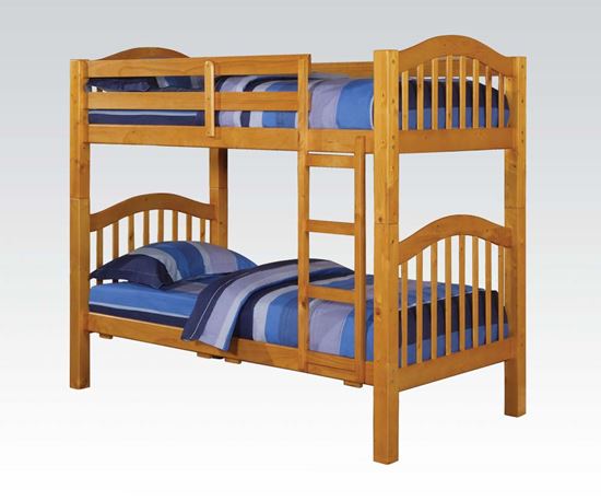 Picture of Heartland Honey Oak Twin over Twin Bunk Bed