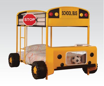 Picture of Yellow School Bus Bunkbed