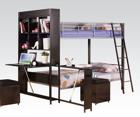 Picture of Twin Twin Functional Bunk Bed for Kids