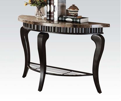 Picture of Galiana Sofa Table with Brown Marble Top