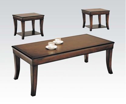 Picture of Branford Cherry 3 PC Coffee and End Table Set