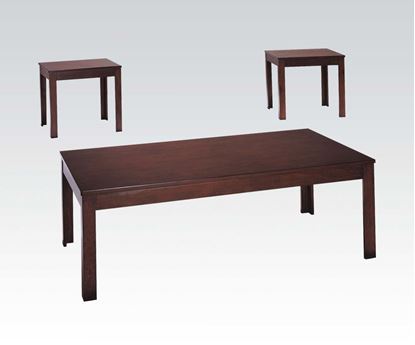 Picture of Jara Cherry finish 3pc Pack Coffee and End Table  