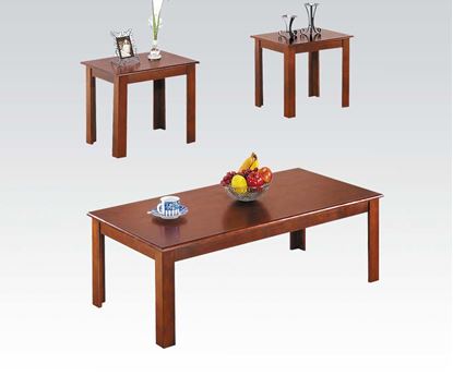 Picture of 3 Pieces Pack Occasional Coffee Table Set with 2 End Table