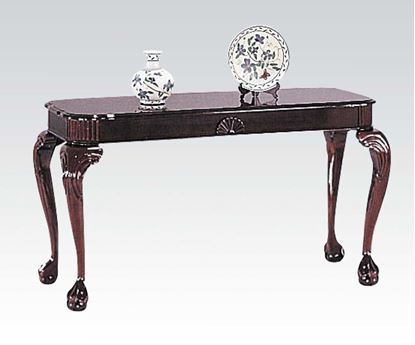 Picture of Canebury Cherry Center Glass Top Sofa Table  B B