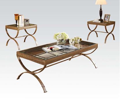 Picture of Quintin Glass Coffee Table and End Tables