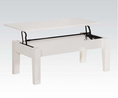 Picture of White Lift Top Coffee Table  W/P2