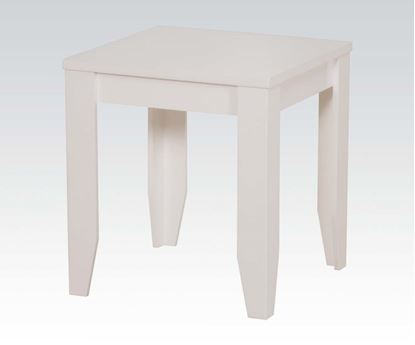 Picture of White End Table  W/P2