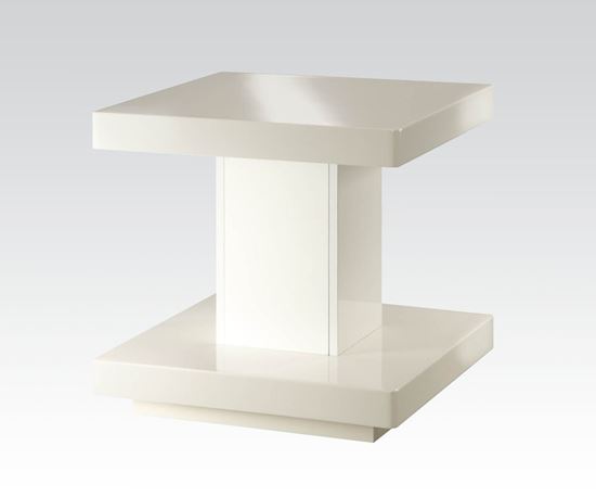 Picture of Cleon End Table in White Finish
