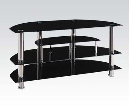 Picture of Marabel Black Tempered Glass TV stand