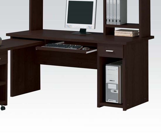 Picture of Linda Computer Desk Set in Espresso Finish