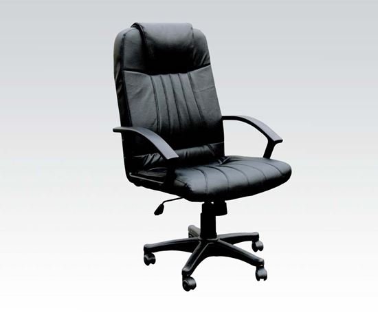 Picture of Arthur Black Split Leather Office Chair