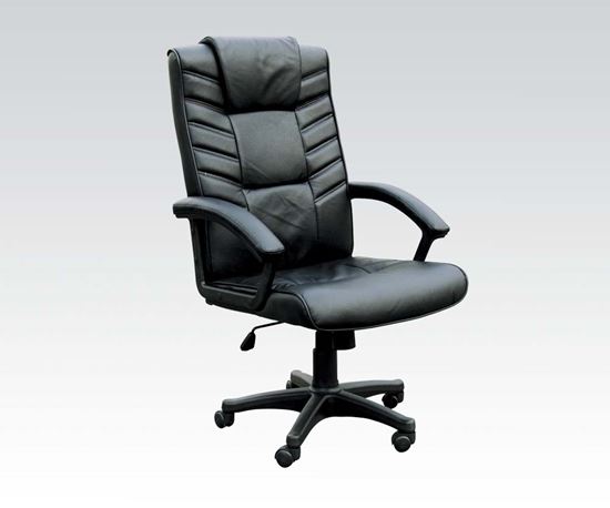 Picture of Chesterfield Black Pneumatic Lift Office Chair