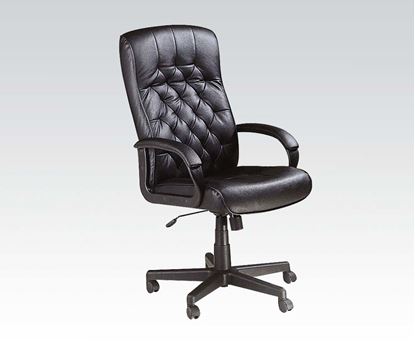Picture of Charles Black Genuine Leather Executive Office Chair