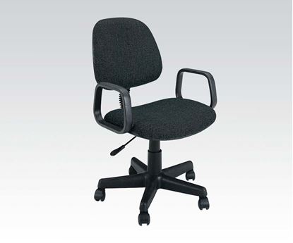 Picture of Black Fabric Pneumatic Lift Office Chair
