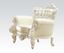 Picture of White Frame/White Pu Accent Chair
