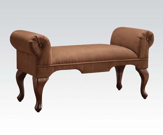 Picture of Aston Chocolate Microfiber Rolled Arm