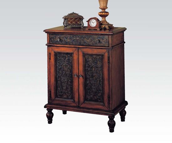 Picture of Traditional Style Console Table in Cherry Finish