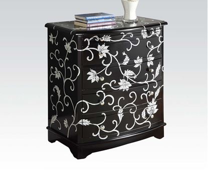 Picture of Judson Black and White Floral Chest Set
