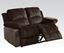 Picture of Masaccio Brown Champion & PU Recliner Loveseat