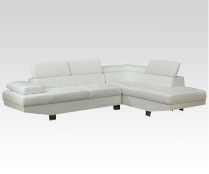 Picture of White Pu Sectional W/P2