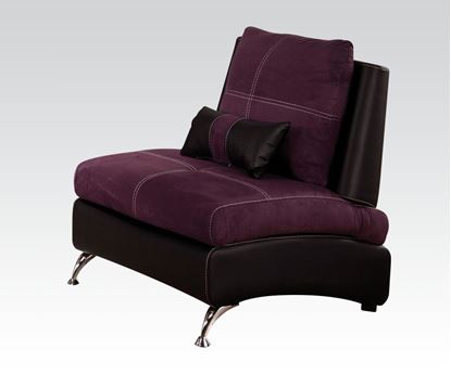 Picture of Jolie Purple Living Room Chair W/1 Pillow