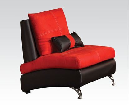 Picture of Jolie Red Living Room Chair W/1 Pillow
