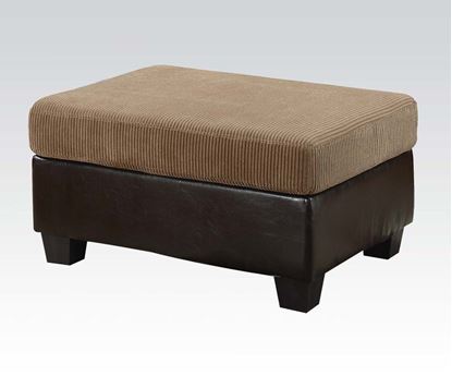 Picture of Connell Contemporary Light Brown Ottoman  55945