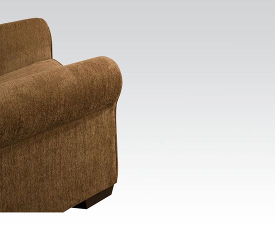 Picture of Modern Lola Walnut Fabric Chair 