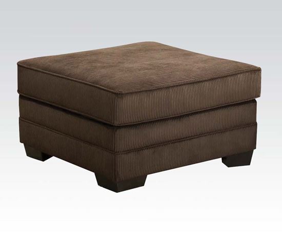 Picture of Tenner Deluxe Beluga Fabric Ottoman 